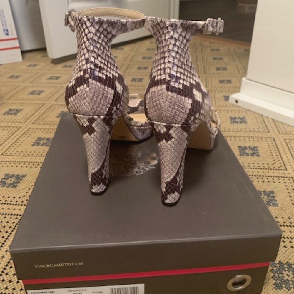 Vince Camuto Python Snake Platform Sandals - image 3